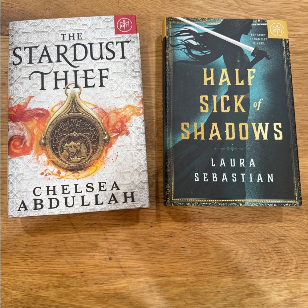 Hardcover Book Set of 2  Fantasy‎ Bundle The Stardust Thief Half Sick of Shadows